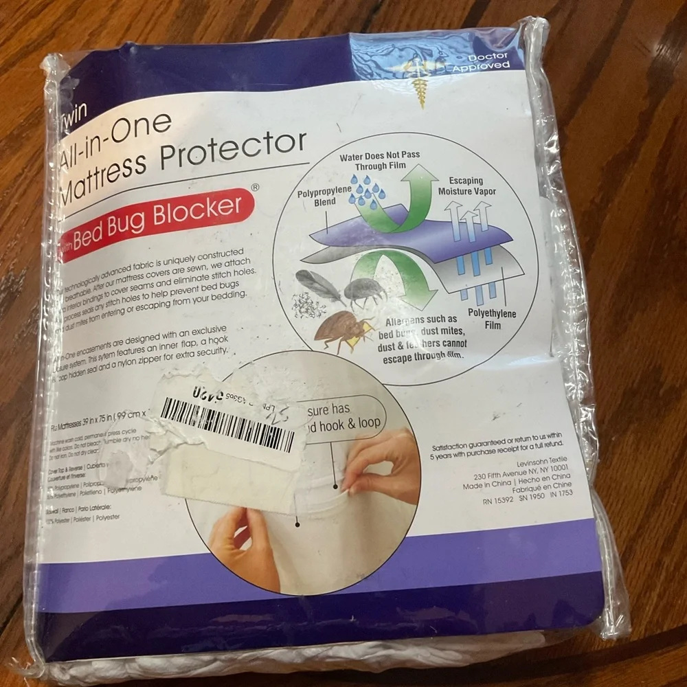 All-in-one twin xl Mattress protector water resistant, Allergy blocker